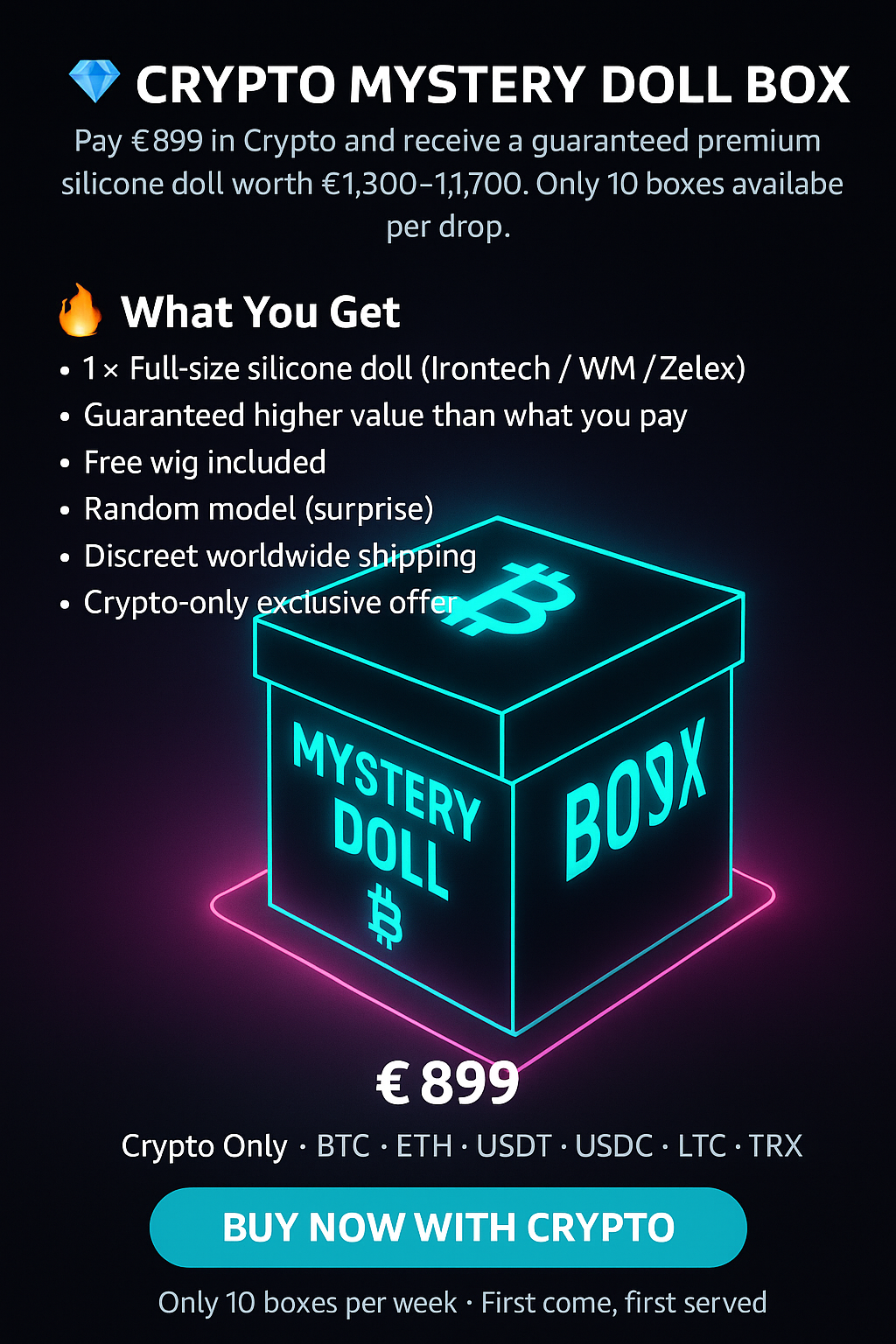 Crypto Mystery Doll Box – Premium Surprise